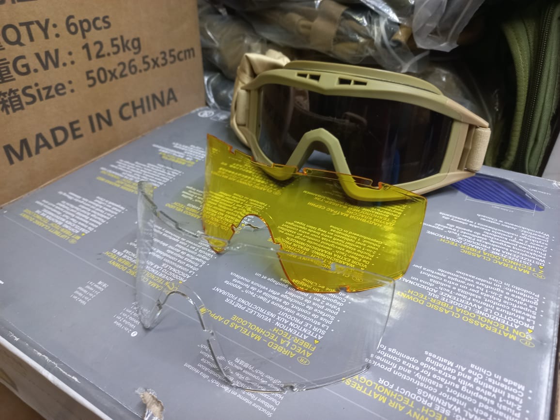 Shooting & Motocross Protective Glasses