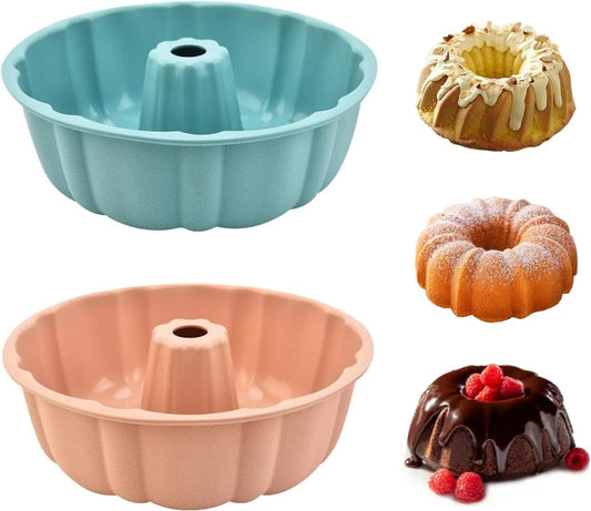 3D Donut-Shaped Silicone Baking Cake Tin