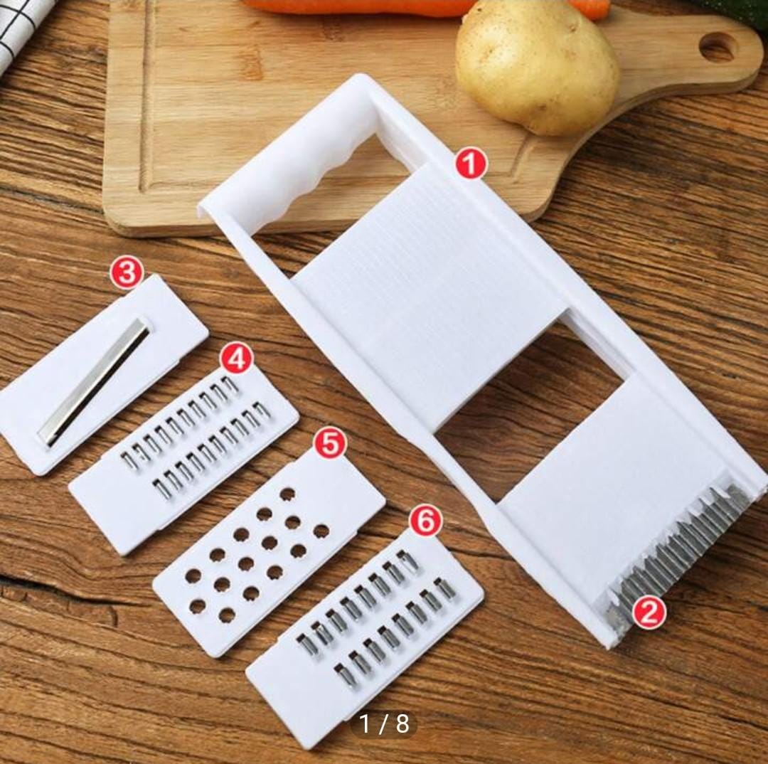 5-in-1 Manual Multi-Functional Vegetable Slicer & Grater