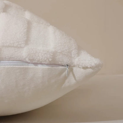 Luxury Plush Flocking Cushion Cover