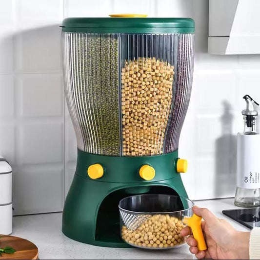 Rotating Cereal Dispenser – 360° Round Organizer