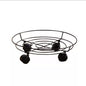 Heavy Duty Metallic Gas Cylinder Planter/Movable Trolley with Wheels