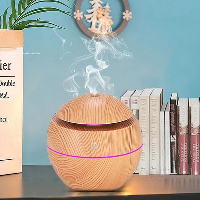 130ml Ultrasonic Air Humidifier & Aromatherapy Diffuser