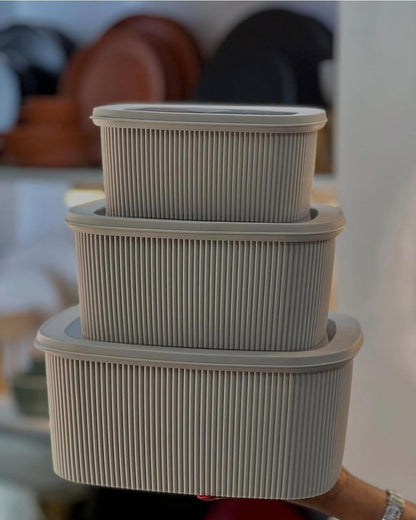 3pcs Multipurpose Storage Containers