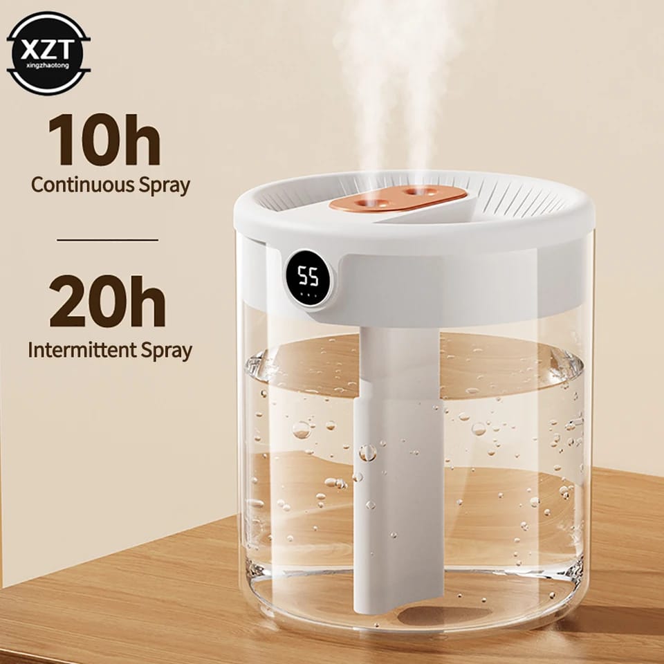 2L Double Nozzle Air Humidifier & Essential Oil Diffuser