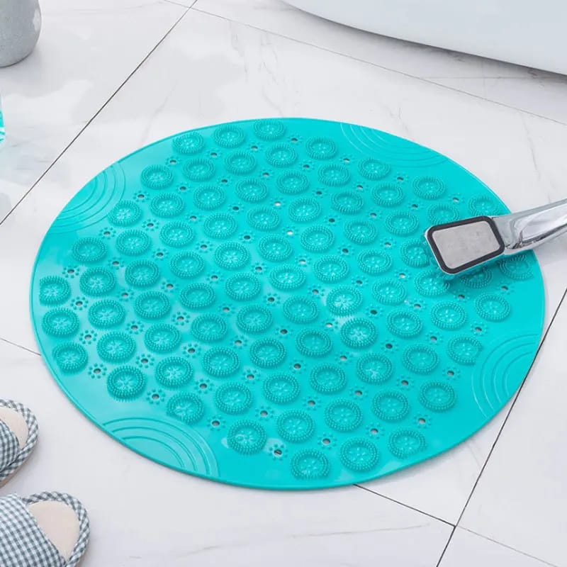 Bathroom Non-Slip TPR Circular Bath Mat