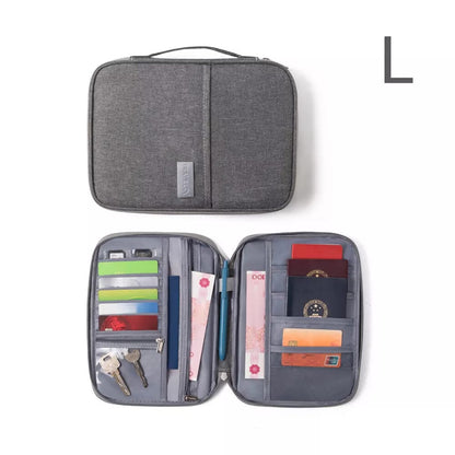 Multifunctional Family Size Travel Passport & Document Organizer