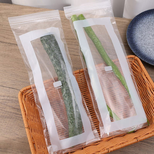 Reusable Fresh-Keep Refrigerator Storage Bags – 15pcs Set
