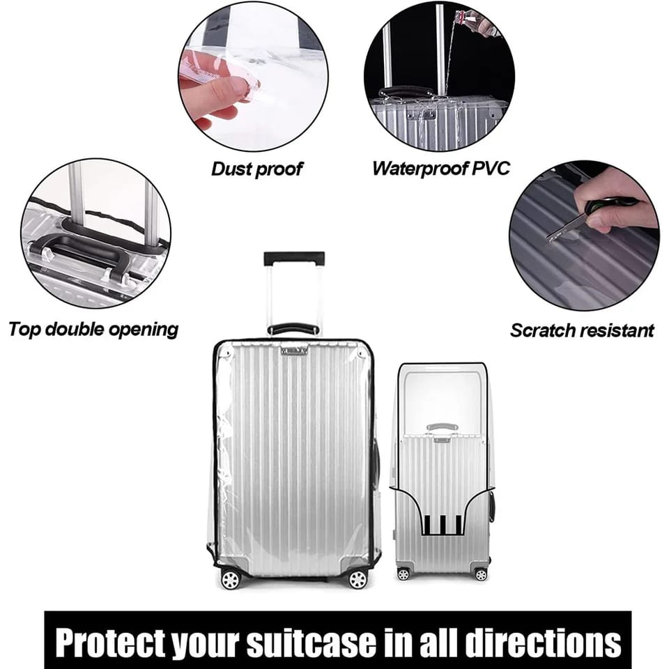Transparent Luggage Case Cover