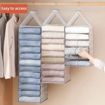Foldable Hanging Wardrobe Storage Bag