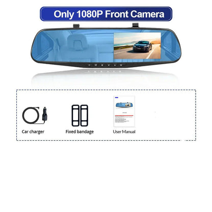 3.5" HD 1080P Front Car Dash Camera