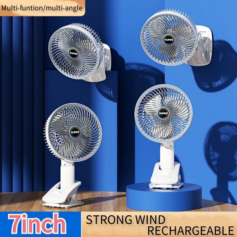 Mini Portable Fan – Desktop, Handheld & Clip Fan