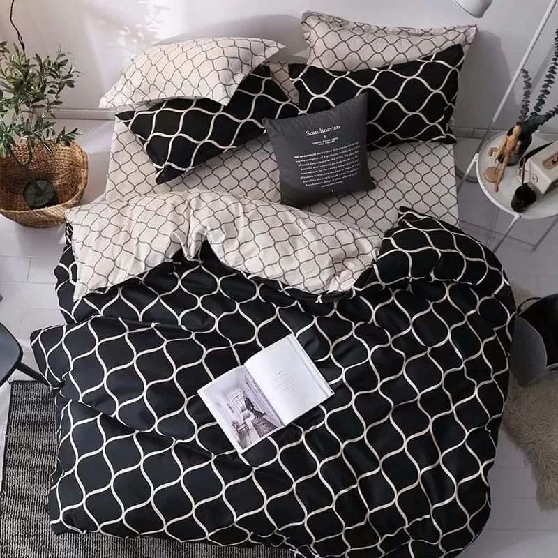 Luxury Nordic Style Cotton Microfiber Duvet Cover Set