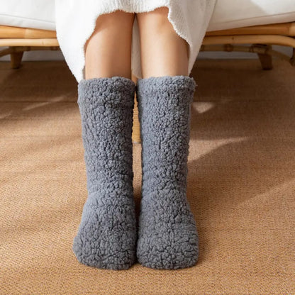 Adult Winter Floor & Sleep Socks – Warm & Cozy
