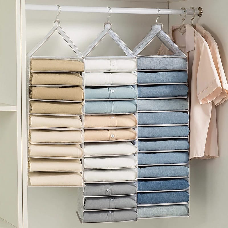 Foldable Hanging Wardrobe Storage Bag