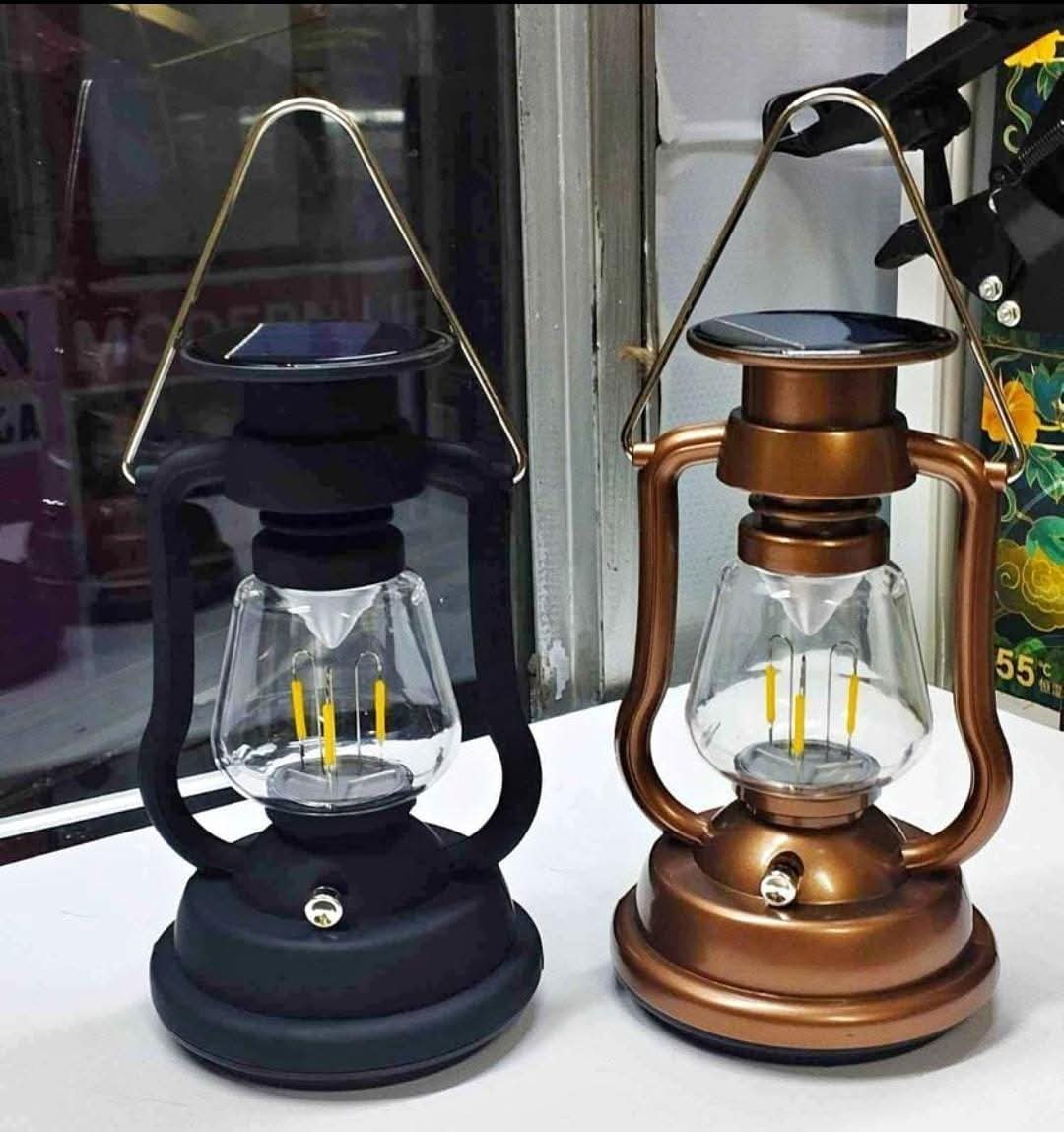 3-in-1 Solar / Rechargeable / Manual Lantern Lamp