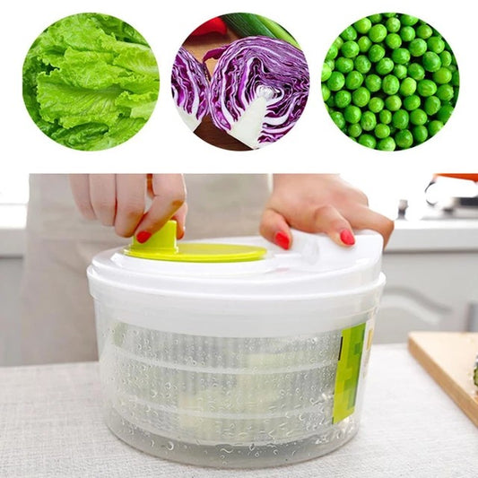 3L Large Manual Salad Spinner
