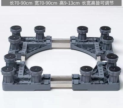 Heavy-Duty Double Tube Fridge/Washing Machine Stand