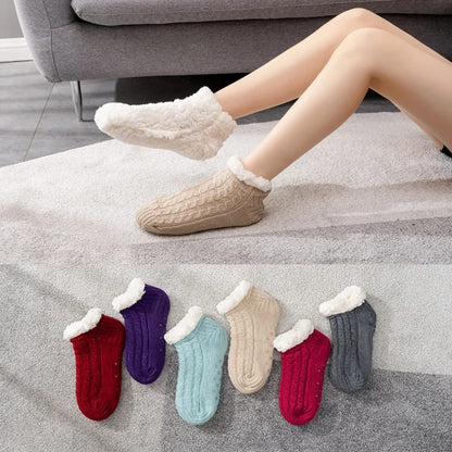 Winter Warm Fuzzy Non-Slip Floor & Yoga Socks