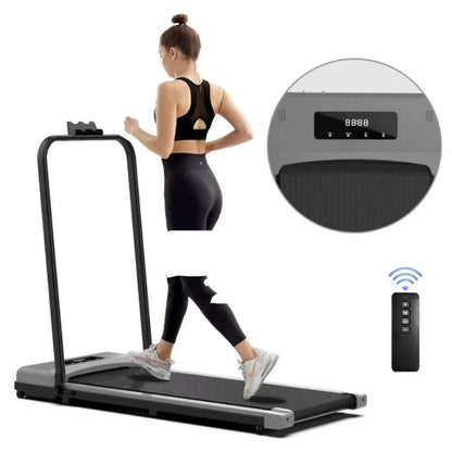 8-Speed Walking Pad / Treadmill with Foldable Handlebars