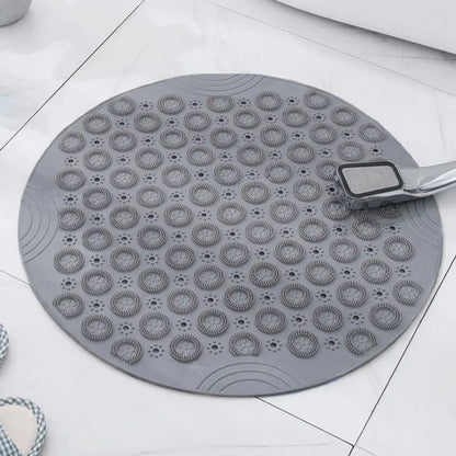 Bathroom Non-Slip TPR Circular Bath Mat