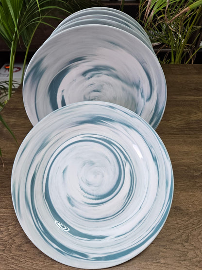Marble Dinner Plates Set