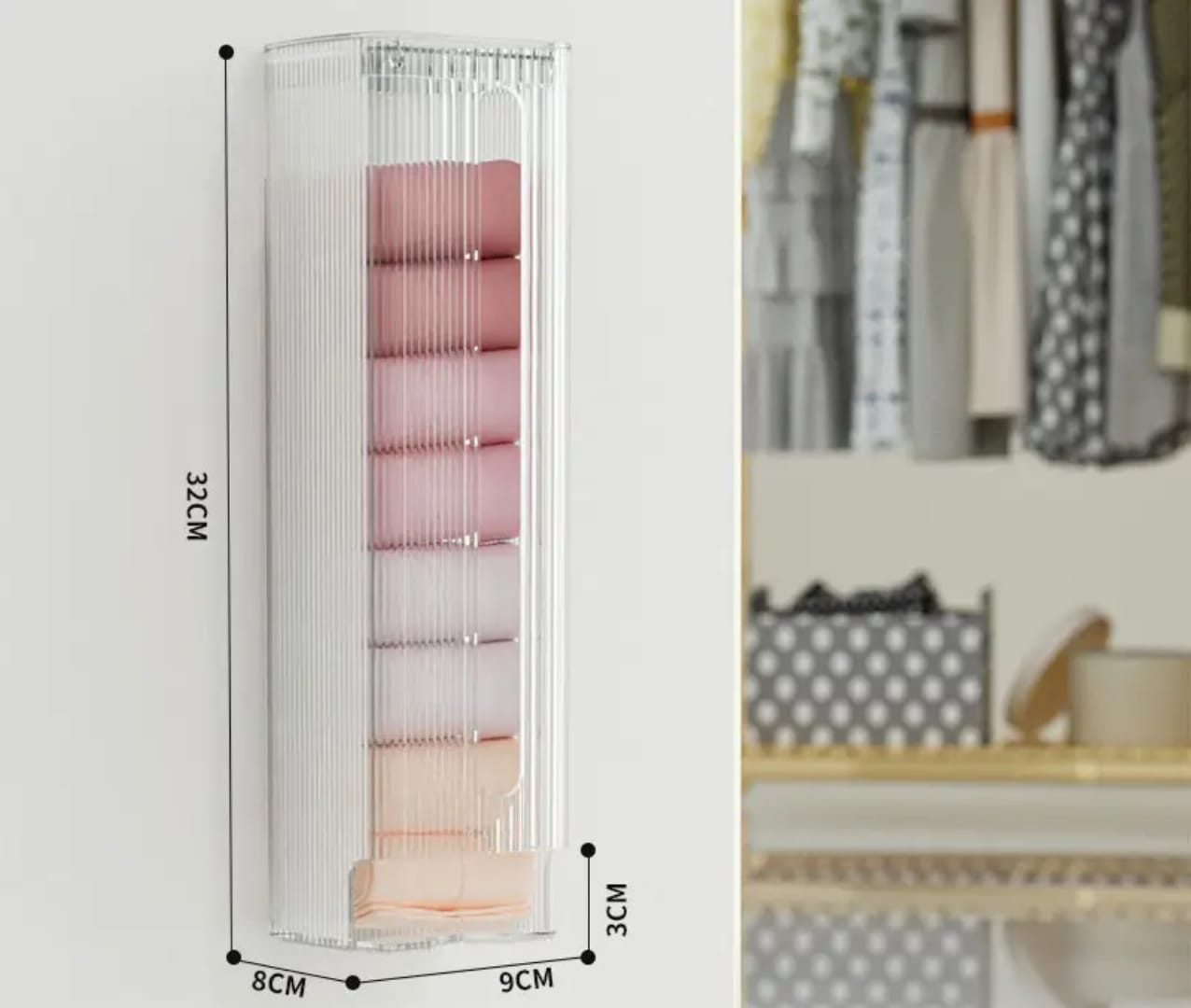 Acrylic Innerwear & Socks Dispenser