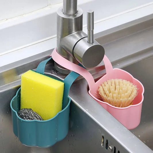 Kitchen Sink Drainer & Hanging Storage Basket