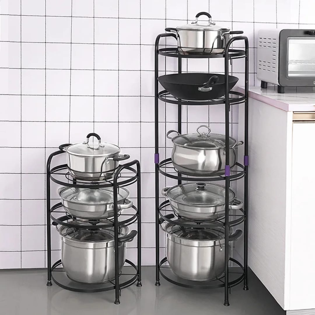 Premium 5-Tier Pot Rack Holder