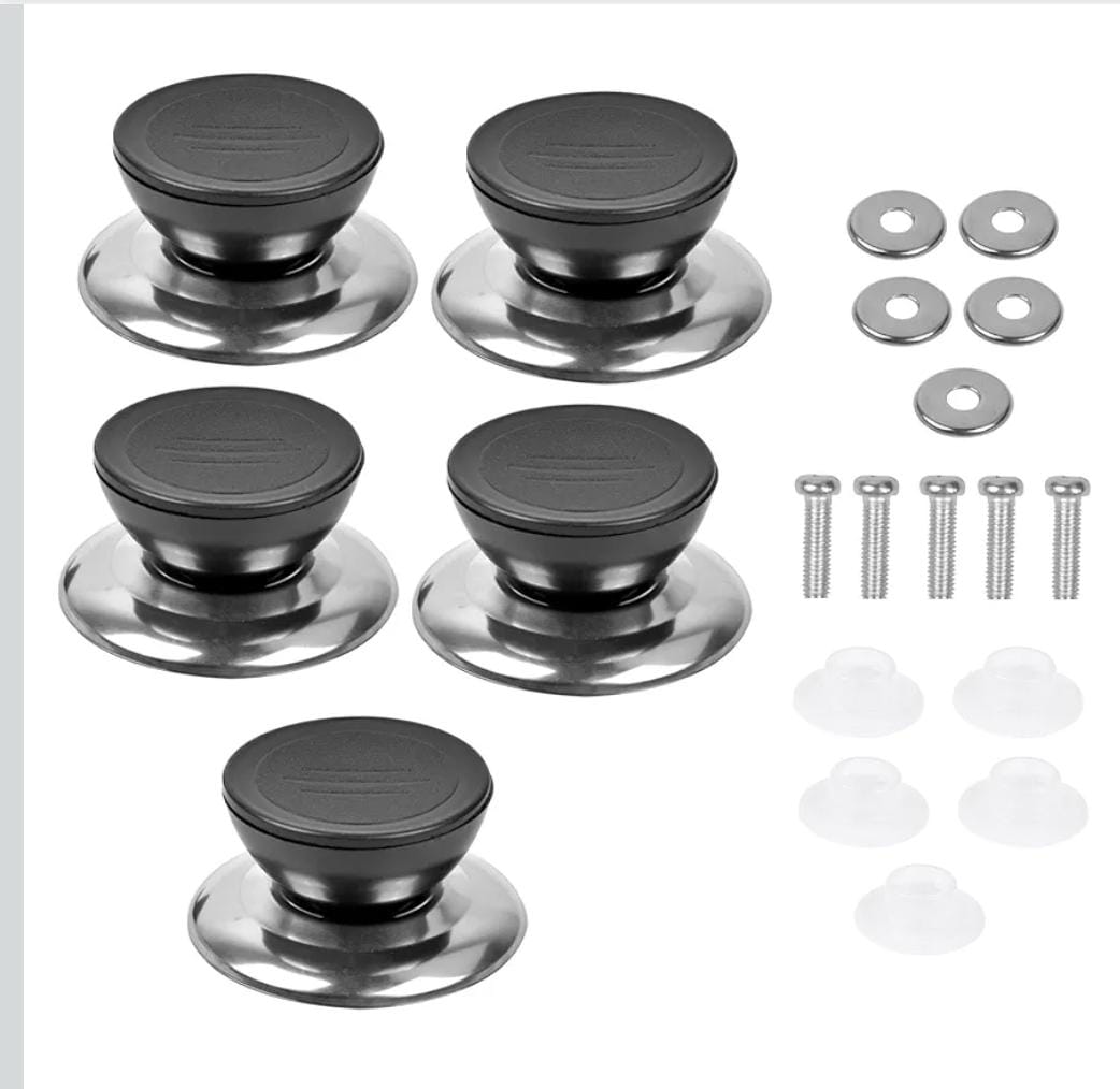 Pack of 3 Pot Lid Replacement Knobs