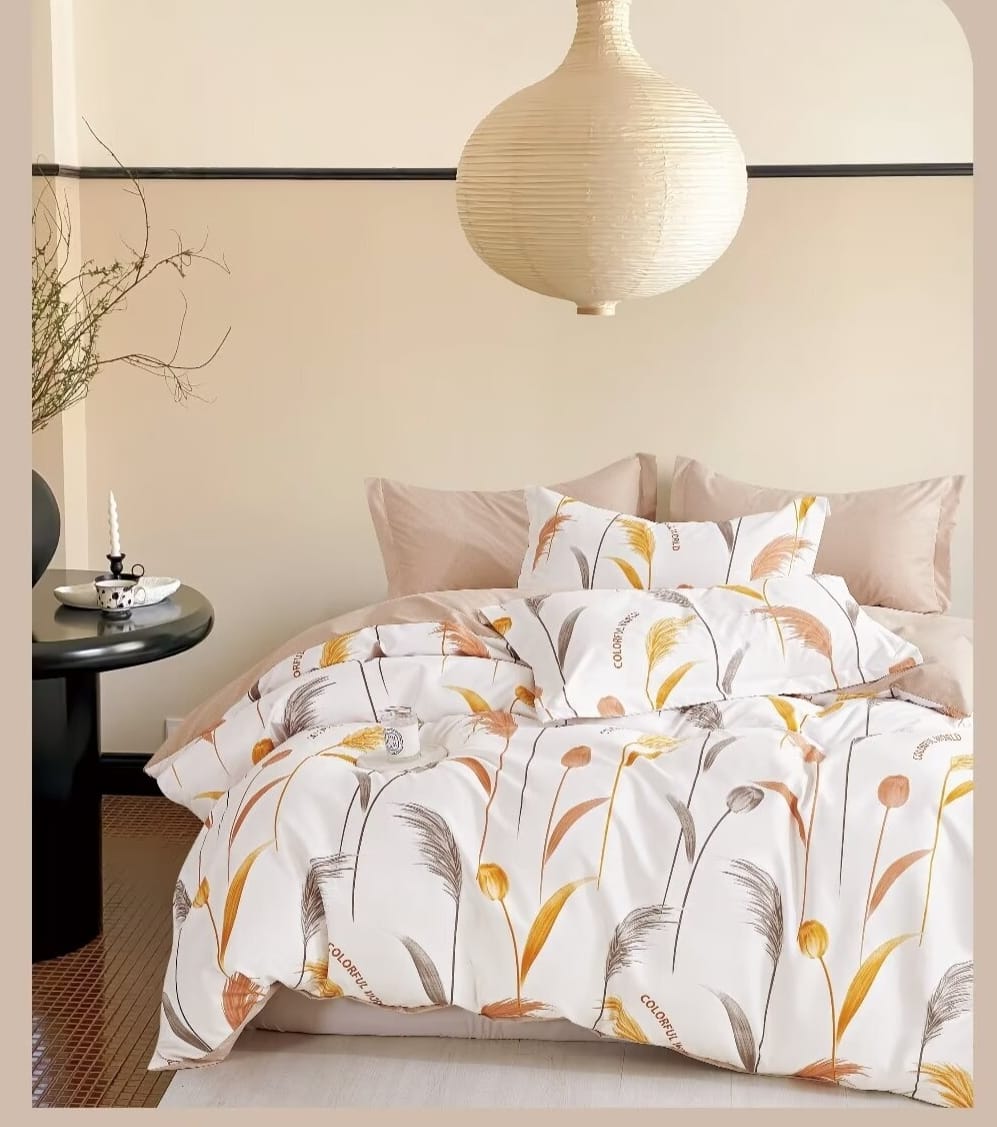 4pcs Plain High-Quality Duvet Cover Set