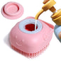 Multipurpose Reusable Silicone Body Scrubber & Massager with Built-In Soap Dispenser!