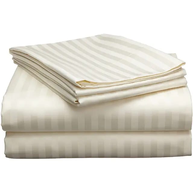 Luxury Cotton Striped Bedsheets
