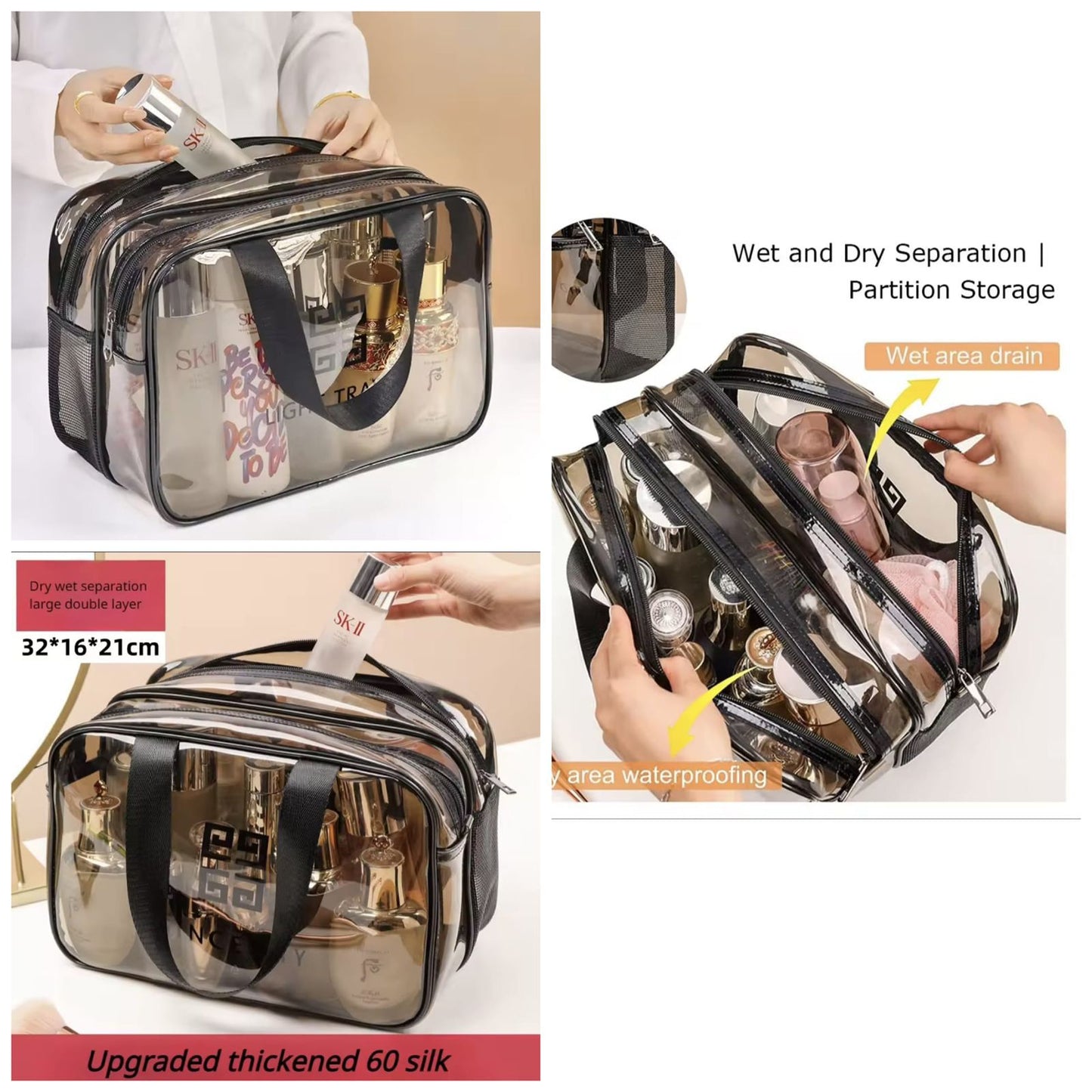 Travel Portable Cosmetic Bag