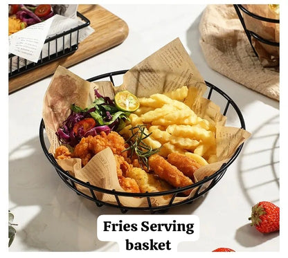 Heavy Duty Stainless Steel Fries Basket – 20cm (Round)