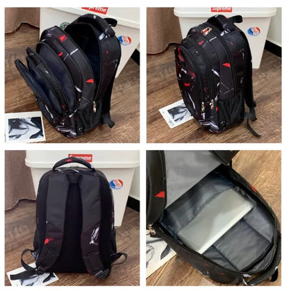 Geometric Pattern School Bags