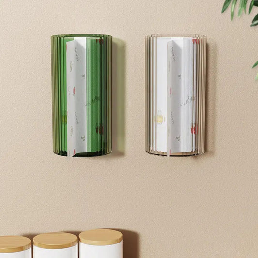Wall-Mounted Bathroom Tissue Box – Transparent Organizer