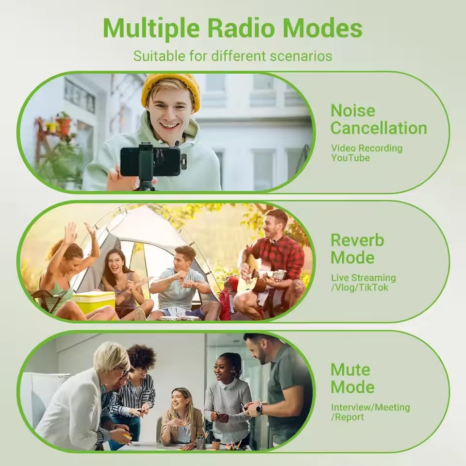 K9 Wireless Stereo Lavalier Microphone