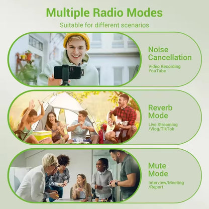 K9 Wireless Stereo Lavalier Microphone