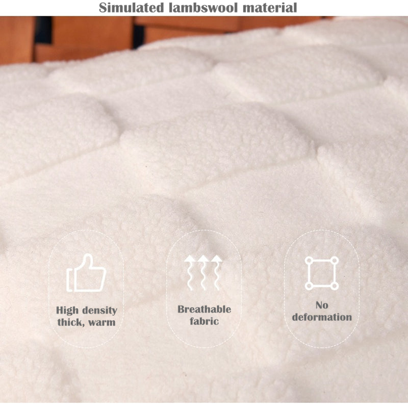 Luxury Plush Flocking Cushion Cover