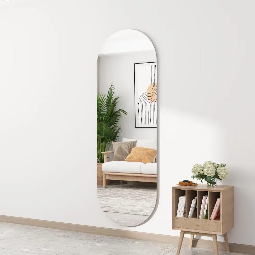 Oval Shape Acrylic Mirror – 120×40cm
