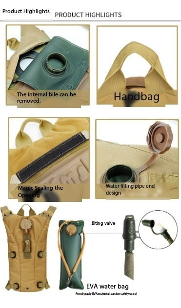 Tactical Hydration Backpack with Water Bladder