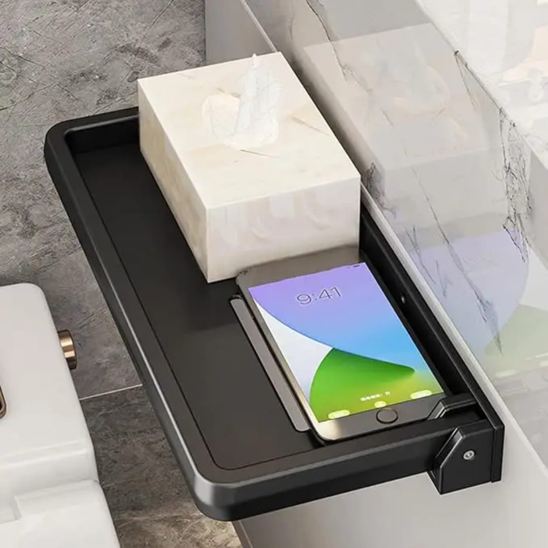 Foldable Space-Saving Shower & Wall Rack