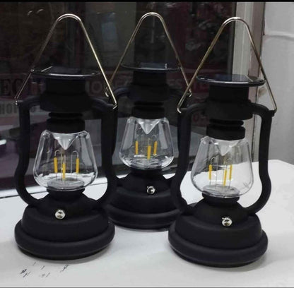 3-in-1 Solar / Rechargeable / Manual Lantern Lamp