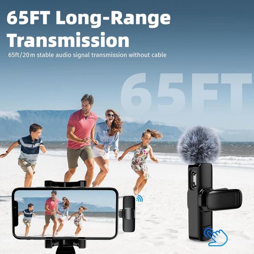 K9 Wireless Stereo Lavalier Microphone