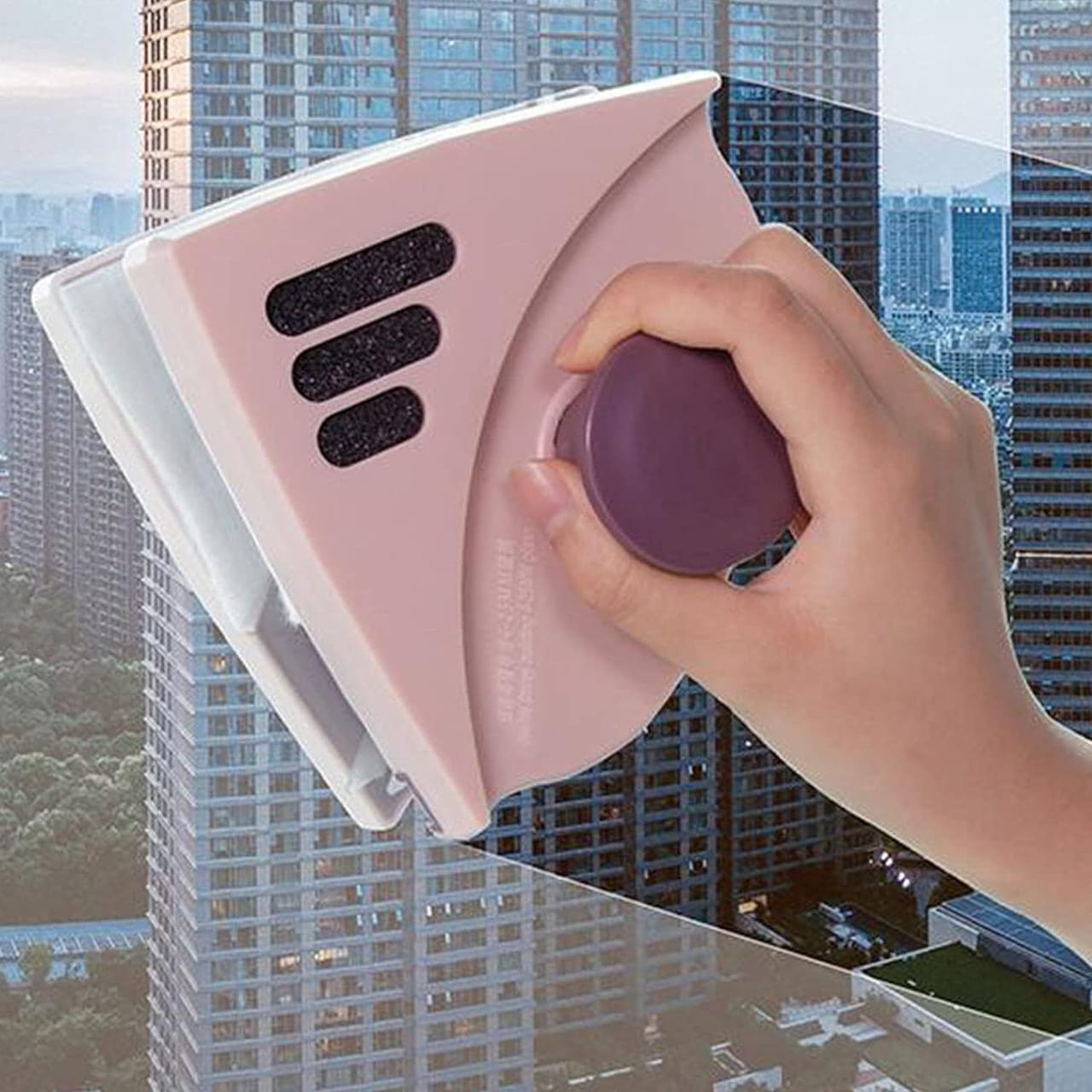 Double-Sided Magnetic Window Cleaner