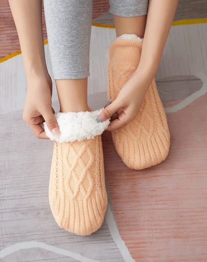 Winter Warm Fuzzy Non-Slip Floor & Yoga Socks
