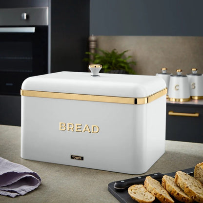 Cavaletto 15L Bread Bin + 3pcs Canister Set
