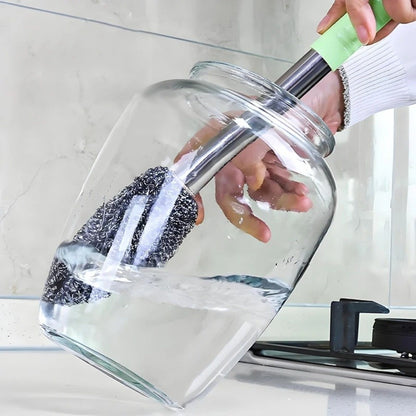 New Portable Steel Wool Cleaning Brush