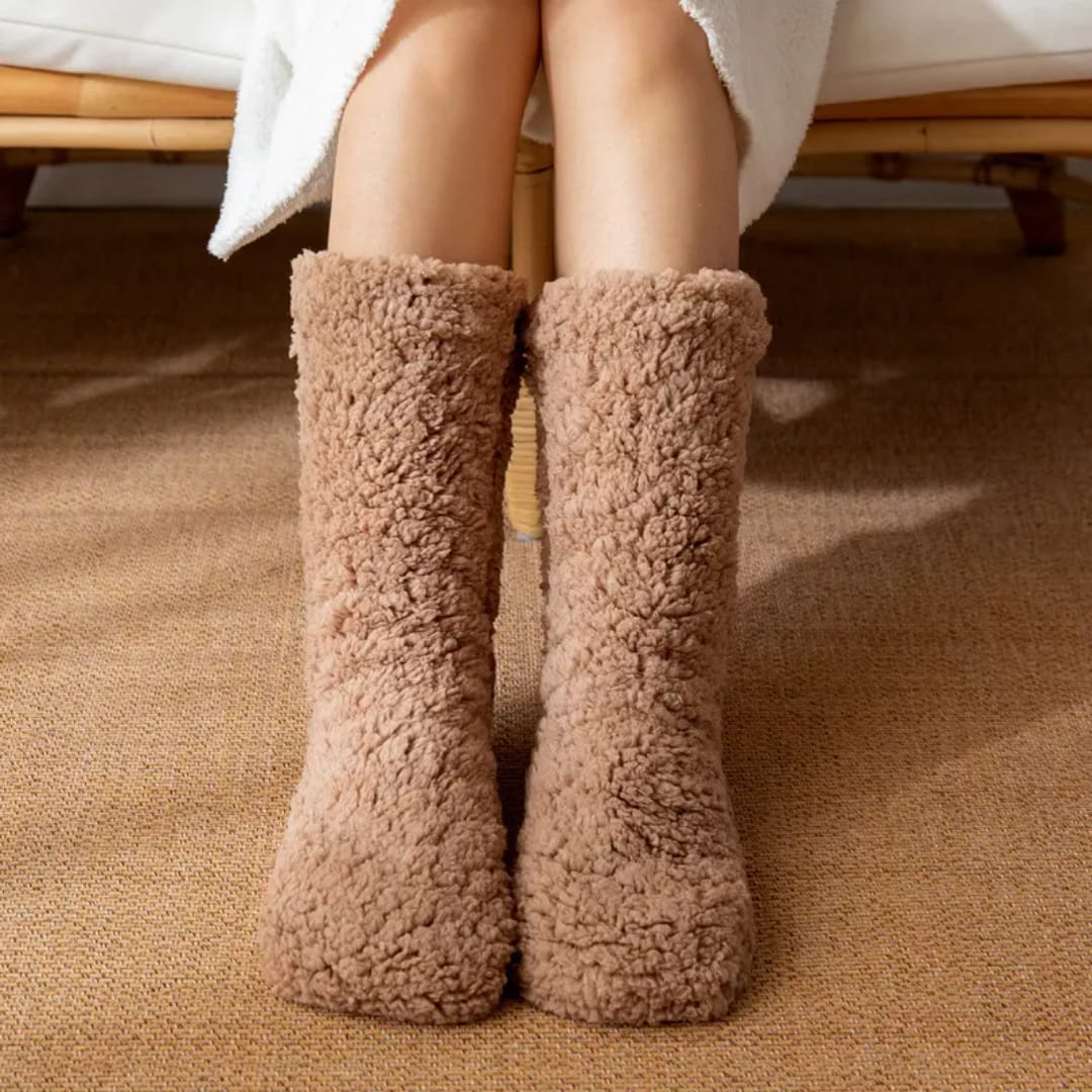 Adult Winter Floor & Sleep Socks – Warm & Cozy